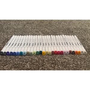 Arrtx Alcohol Brush Double Dual Twin Tip Lot of 28 Art Sketch Markers Artist